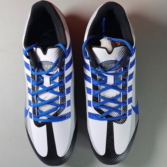 Nike Vapor Edge Speed 360 Black/Royal Men's Football Cleats CV6349-011 NIB - Picture 2 of 9